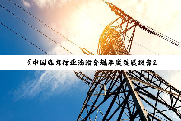 《中国电力行业法治合规年度发展报告2025》发布