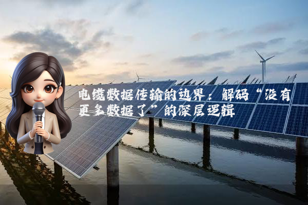 电缆数据传输的边界:解码“没有更多数据了”的深层逻辑