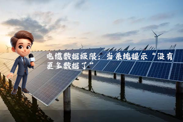 电缆数据极限:当系统提示“没有更多数据了”