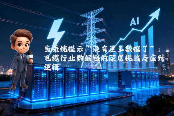 当系统提示“没有更多数据了”:电缆行业数据链的深层挑战与应对逻辑