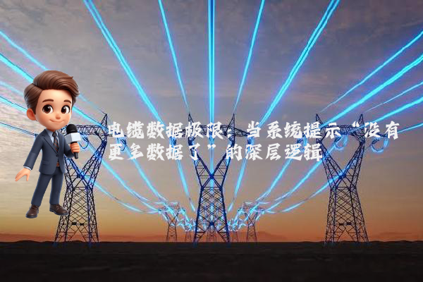 电缆数据极限:当系统提示“没有更多数据了”的深层逻辑