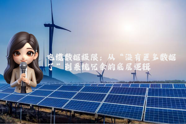 电缆数据极限:从“没有更多数据了”到系统冗余的底层逻辑