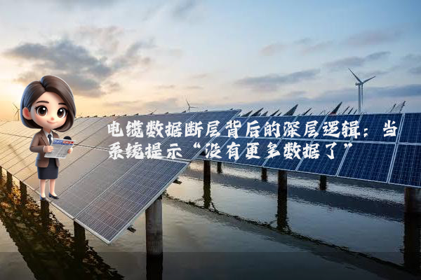 电缆数据断层背后的深层逻辑:当系统提示“没有更多数据了”