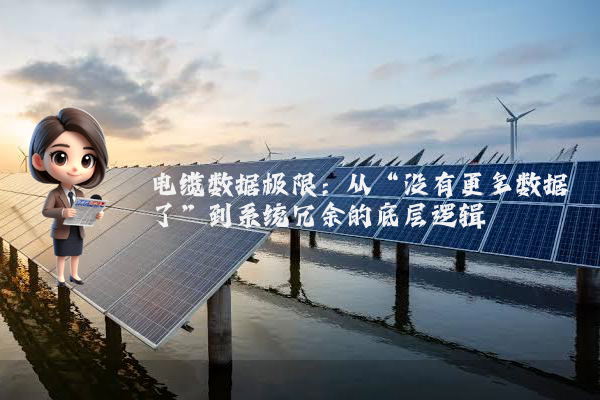电缆数据极限:从“没有更多数据了”到系统冗余的底层逻辑